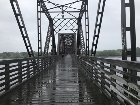 Fredericton walking bridge