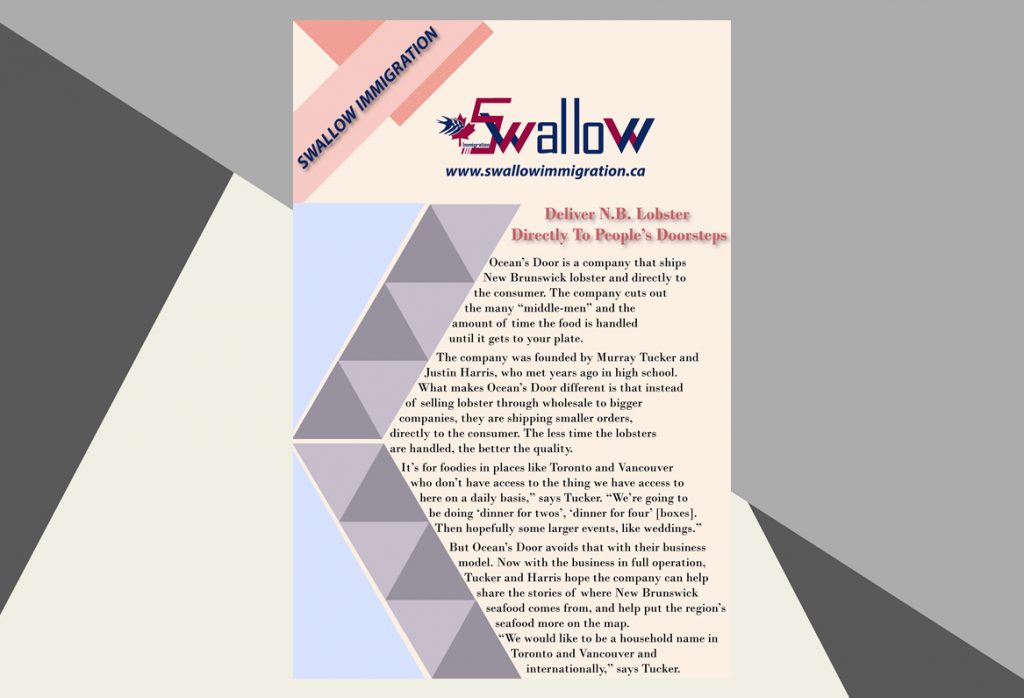 New Brunswick lobsters Canada