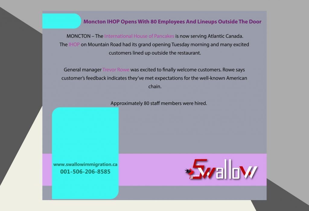 Moncton IHOP New Brunswick