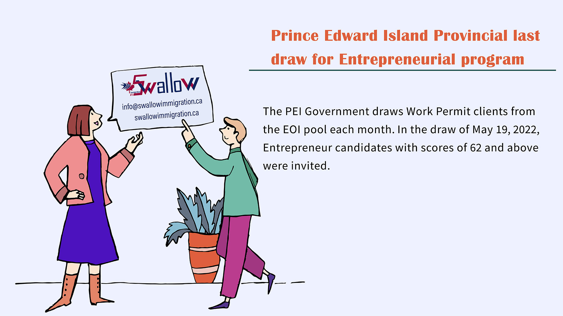 Prince Edward Island Provincial last draw for Entrepreneurial program