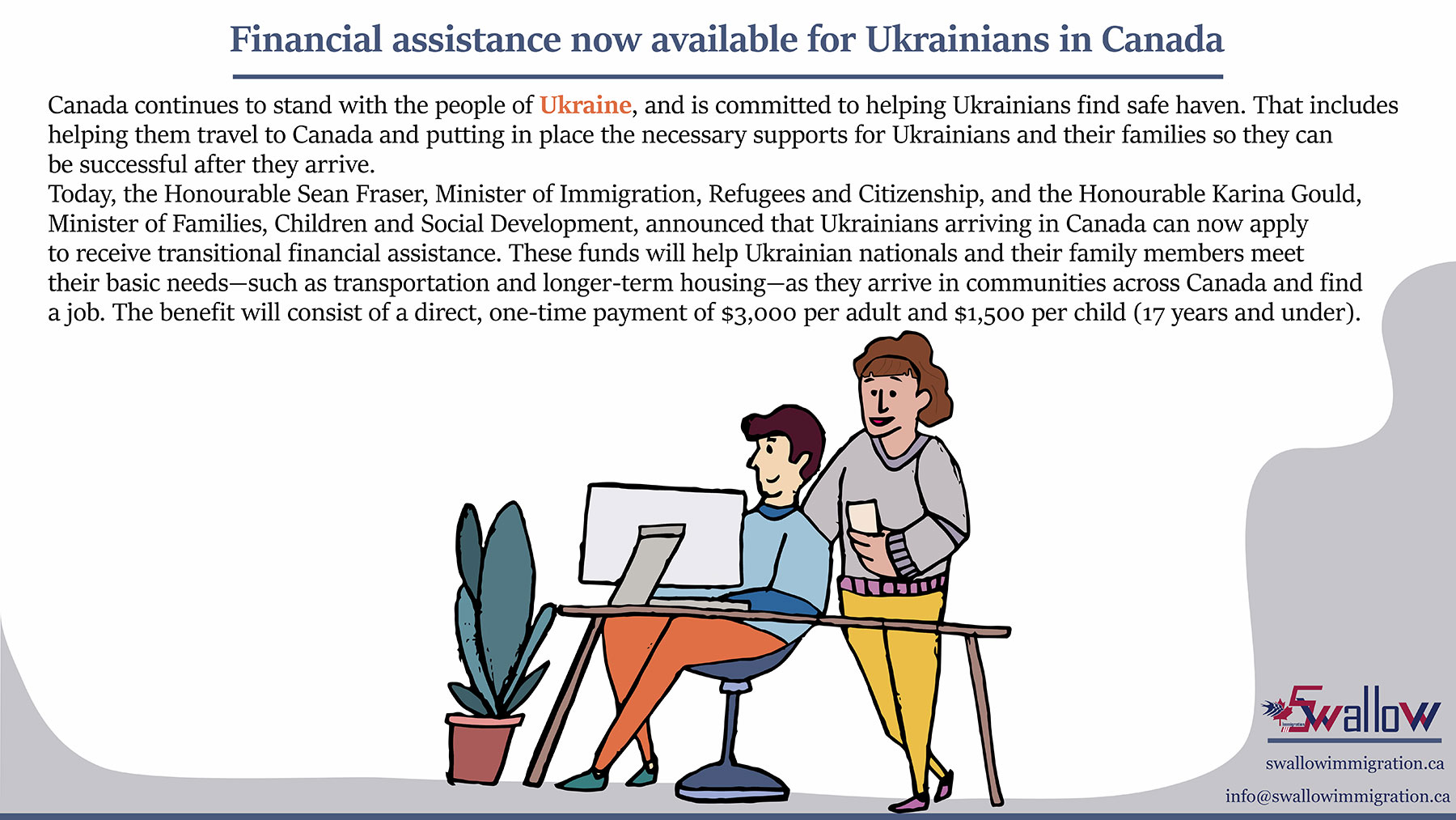 Financial assistance now available for Ukrainians in Canada