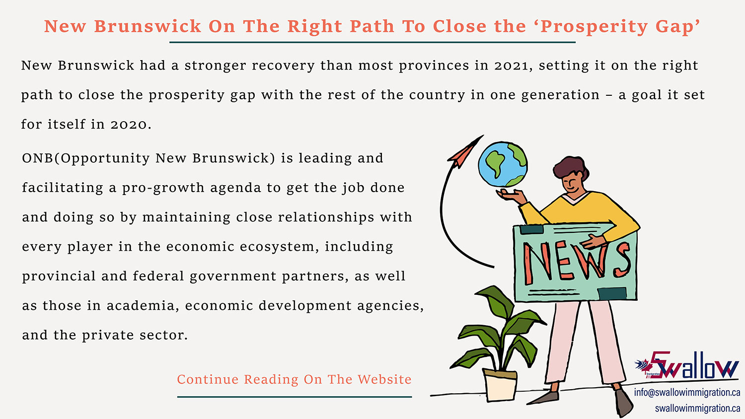 New Brunswick On The Right Path To Close the ‘Prosperity Gap’