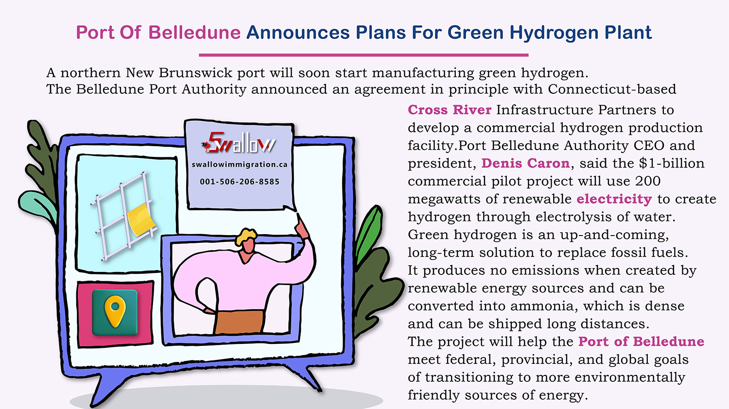 Port Of Belledune Announces Plans For Green Hydrogen Plant