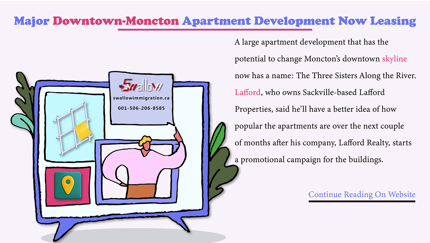 Major Downtown-Moncton Apartment Development Now Leasing