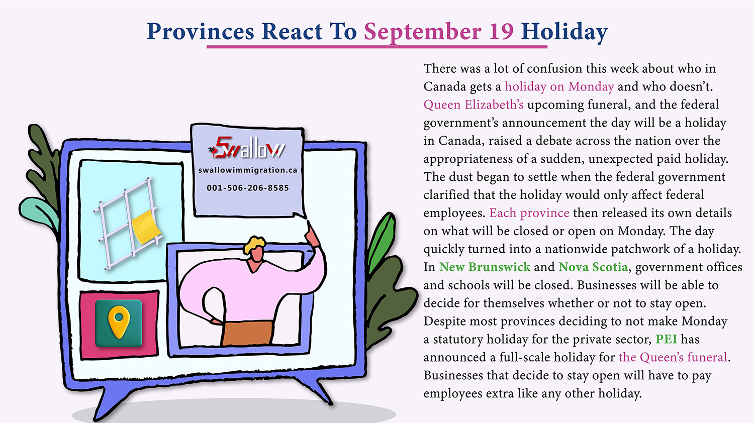 Provinces React To September 19 Holiday