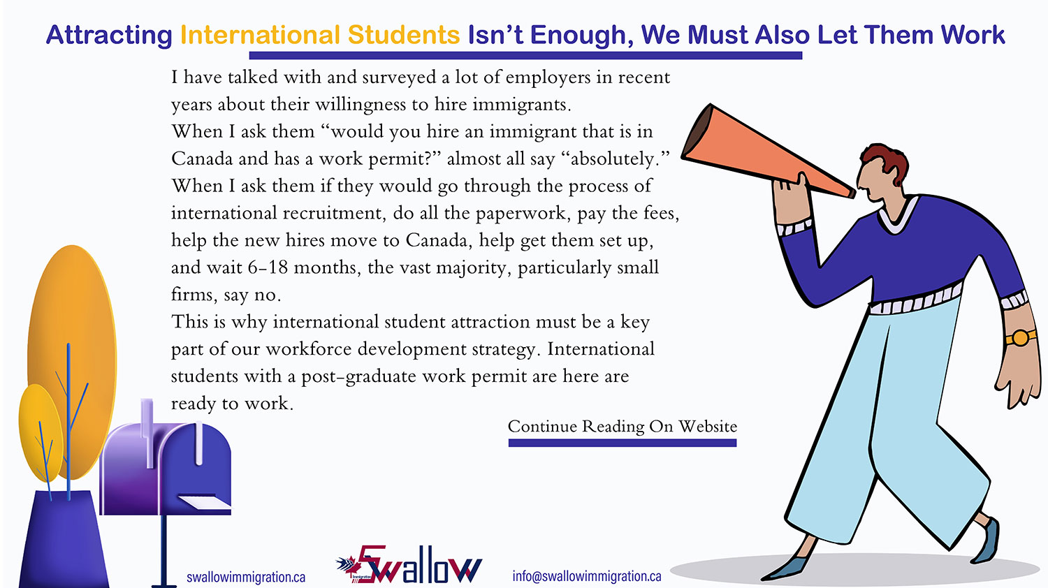 Attracting International Students Isn’t Enough, We Must Also Let Them Work