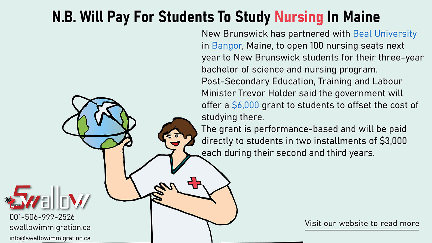 N.B. Will Pay For Students To Study Nursing In Maine