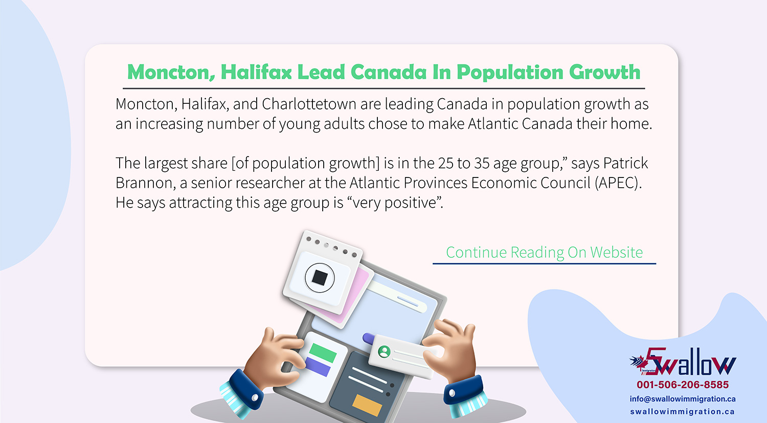 Moncton, Halifax Lead Canada In Population Growth