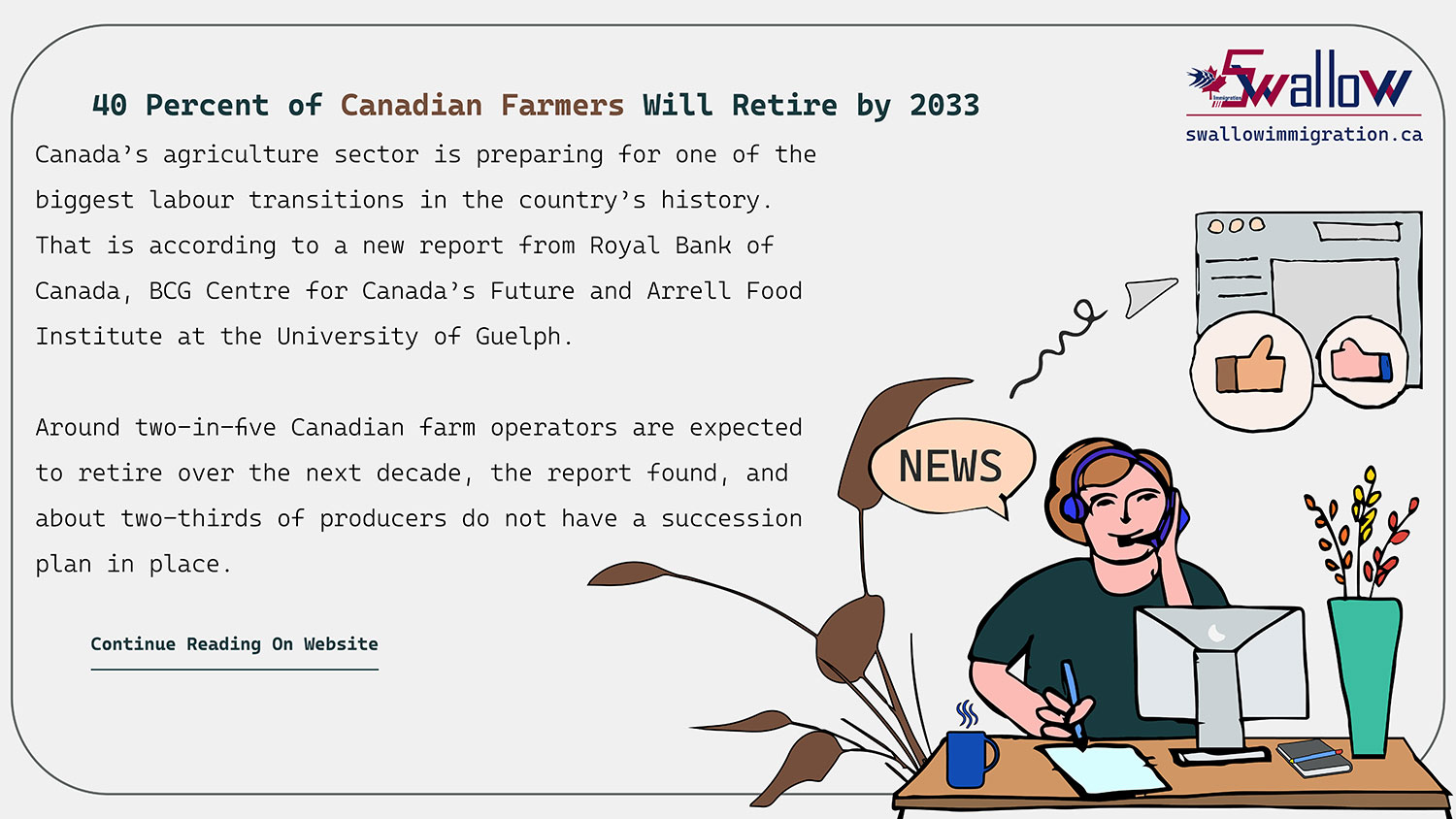 40 Percent of Canadian Farmers Will Retire by 2033