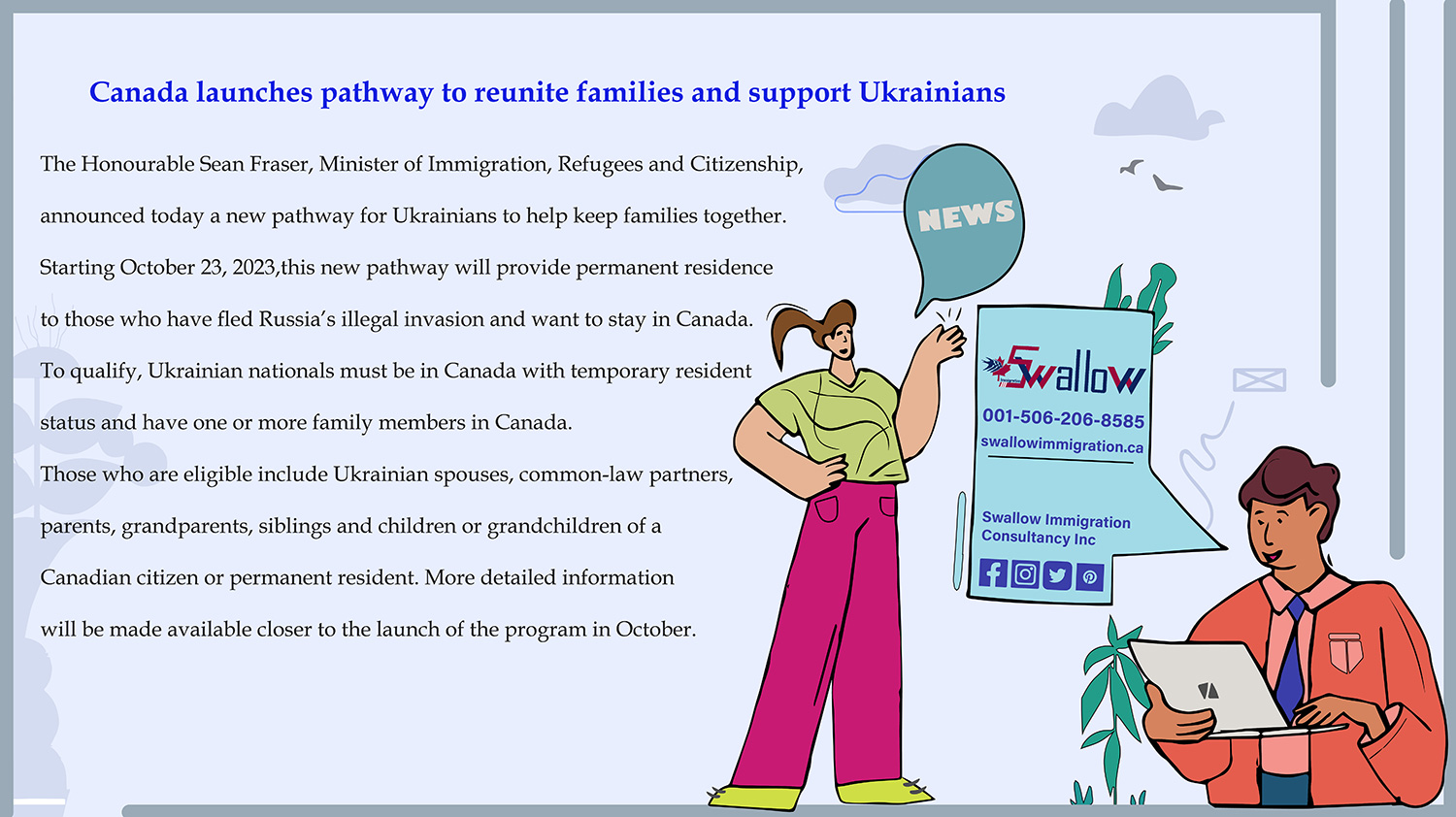 Canada launches pathway to reunite families and support Ukrainians