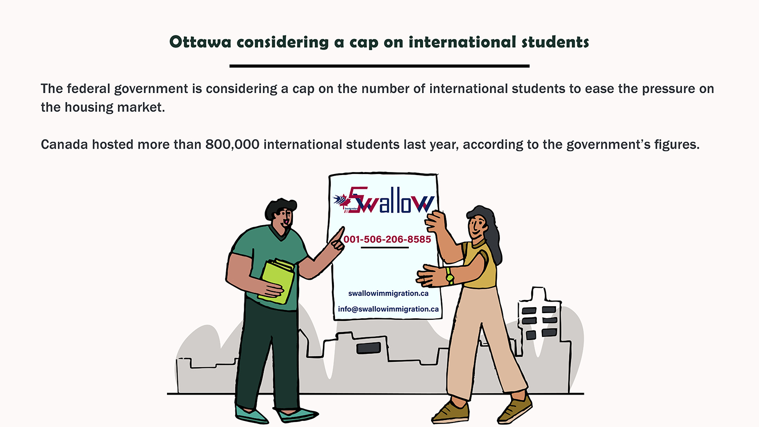 Ottawa considering a cap on international students