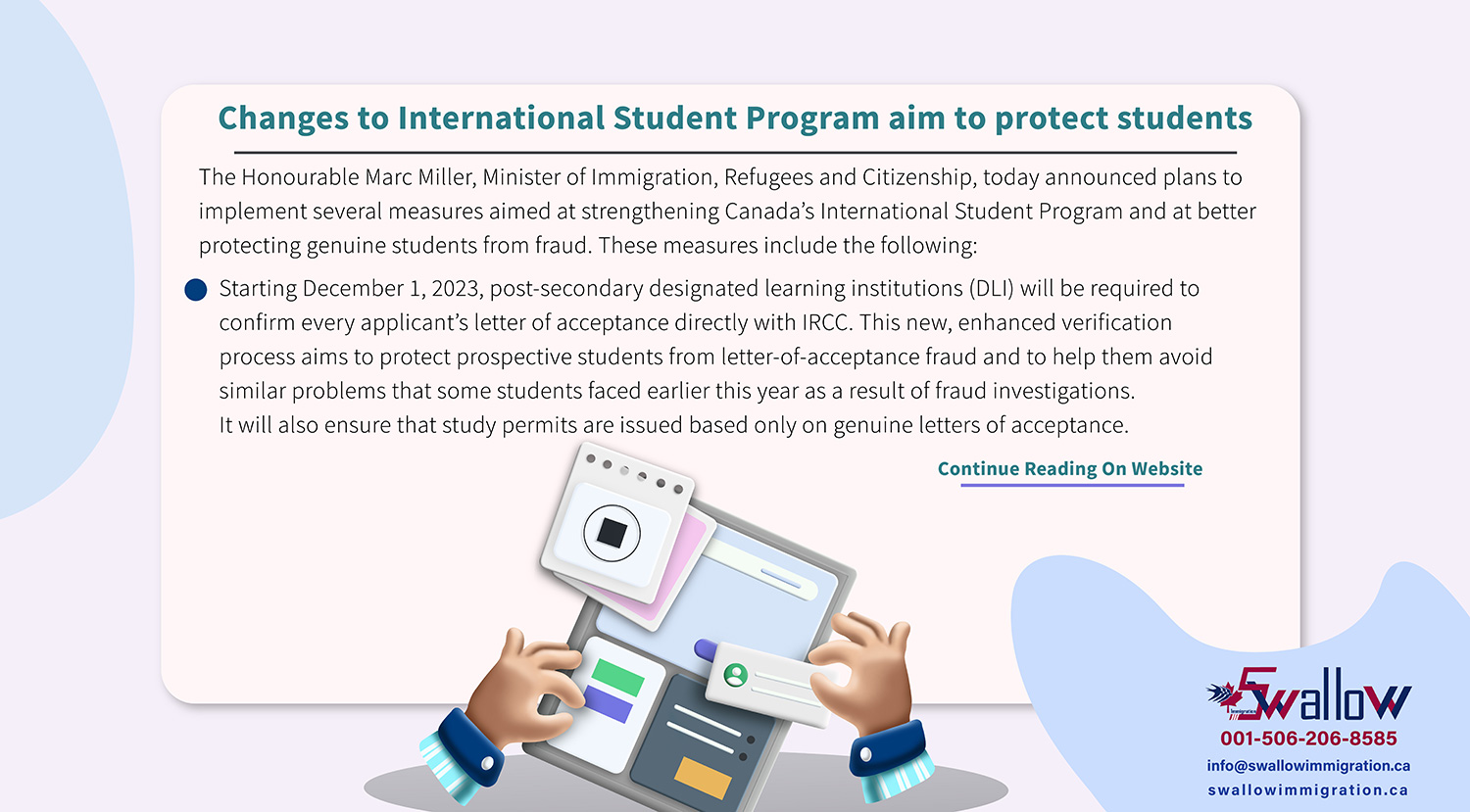 Changes to International Student Program aim to protect students