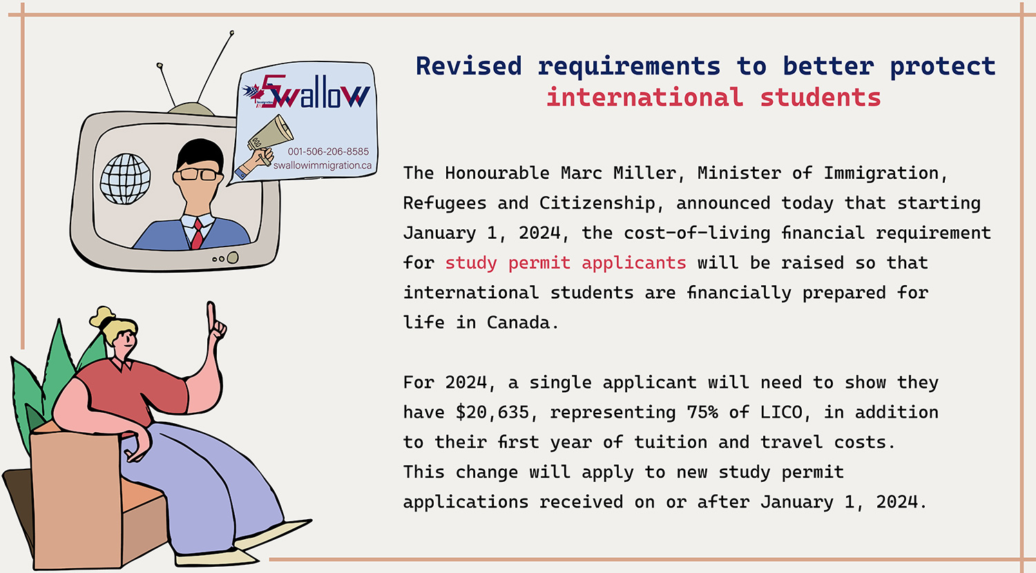 Revised requirements to better protect international students