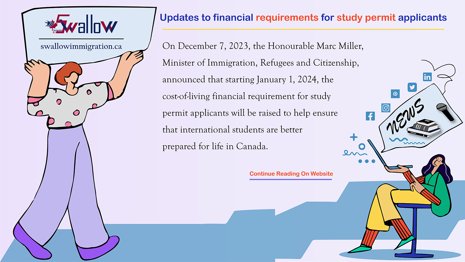 Updates to financial requirements for study permit applicants