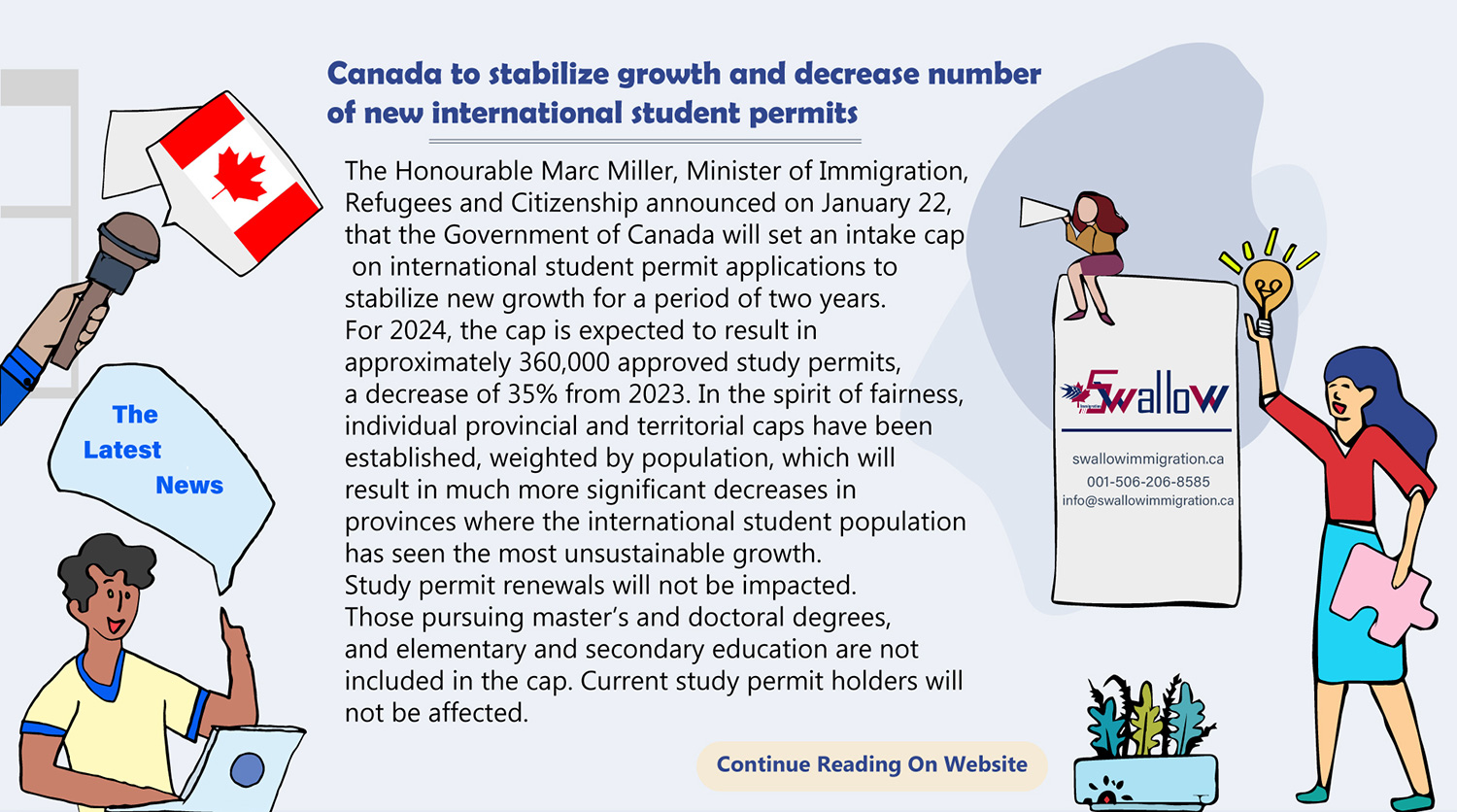 Canada to stabilize growth and decrease number of new international student permits
