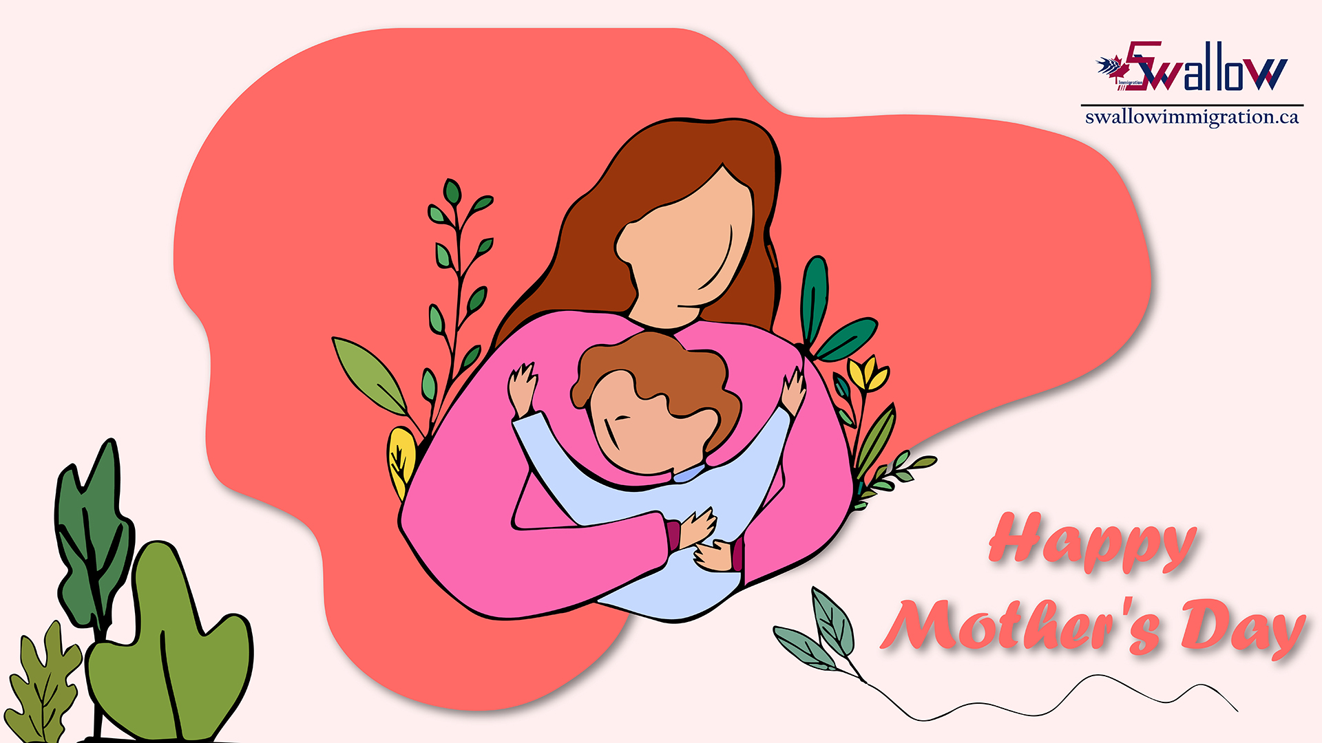 Happy Mother's Day to all the wonderful ladies from Swallow Immigration Consultancy Inc.