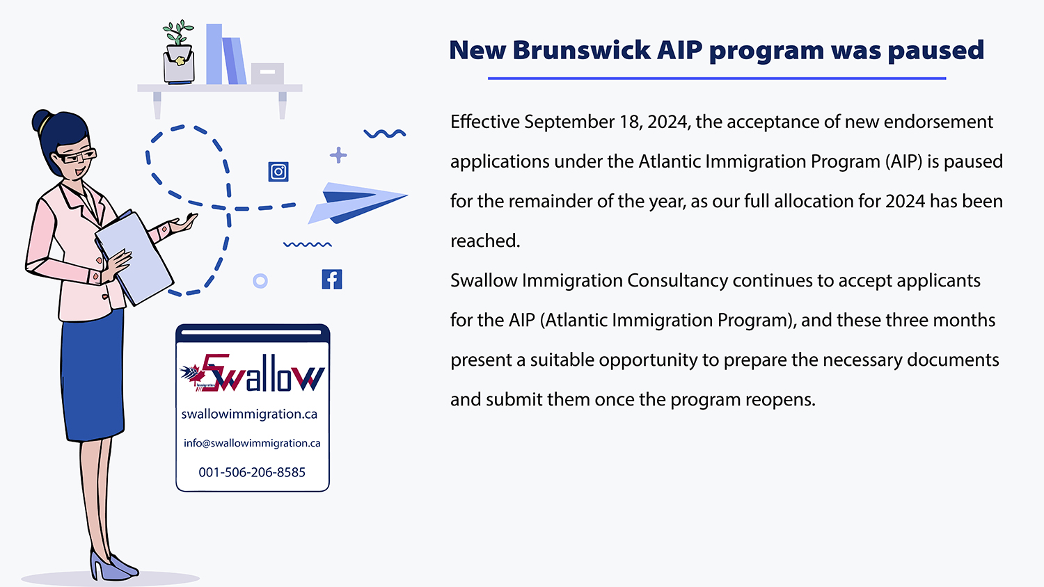 New Brunswick AIP program was paused