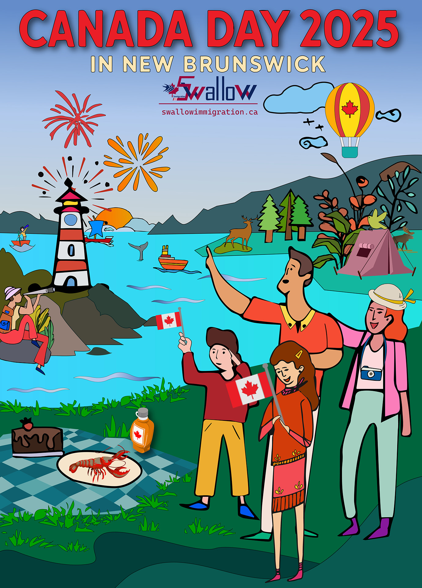 Celebrate Canada Day where the fireworks meet the sea — in New Brunswick