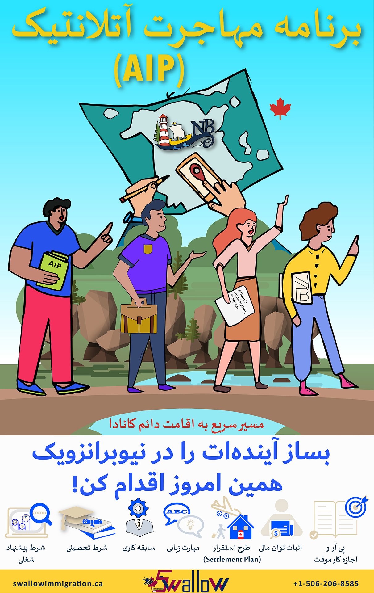 مسیر سریع به اقامت دائم کانادا: برنامه مهاجرت آتلانتیک (AIP) – نیوبرانزویک